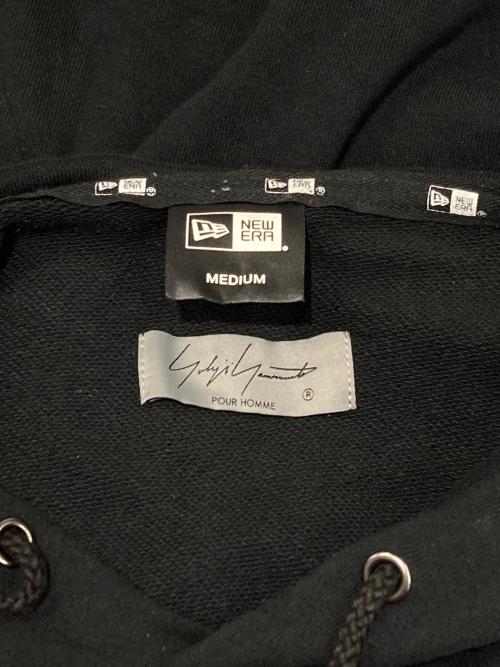New Era（ニューエラ）New Era (ニューエラ) Yohji Yamamoto pour homme (ヨウジヤマモト プールオム) OS HOODIE/OHフーディー ブラック サイズ:3の古着・服飾アイテム