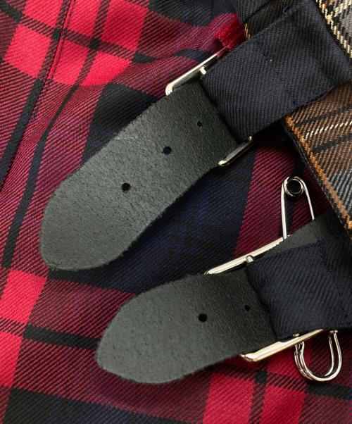 O'NEIL OF DUBLIN（オニールオブダブリン）O'NEIL OF DUBLIN (オニールオブダブリン) キルトスカート ネイビー サイズ:36の古着・服飾アイテム