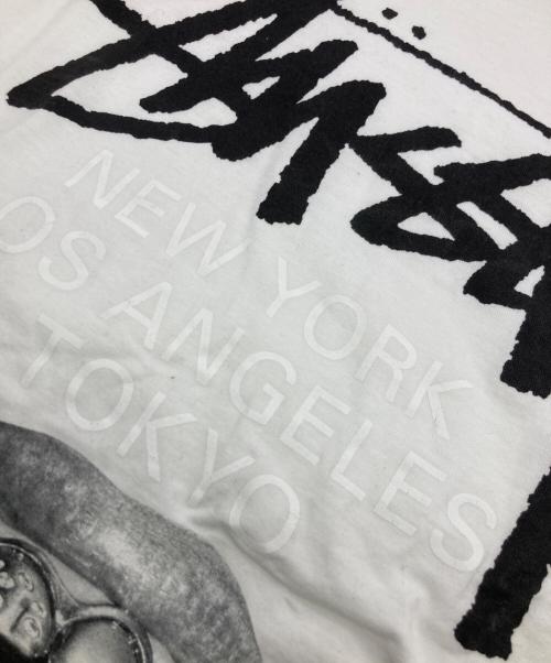 stussy（ステューシー）stussy (ステューシー) RICK OWENS (リックオウエンス) World Tour TEE ホワイト サイズ:Sの古着・服飾アイテム