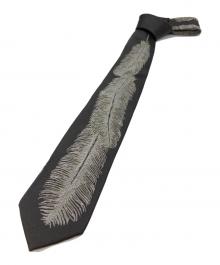 KAPITAL（キャピタル）の古着「シルクツイル フェザータイ/Silk Twill Feather Tie」｜ブラック