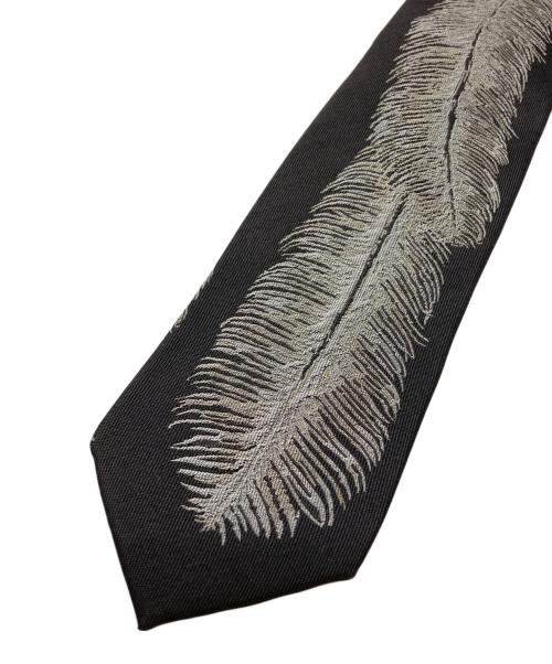 KAPITAL（キャピタル）KAPITAL (キャピタル) シルクツイル フェザータイ/Silk Twill Feather Tie ブラック サイズ:なしの古着・服飾アイテム