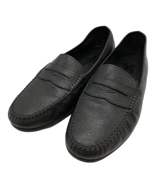 Salvatore Ferragamo（サルヴァトーレ フェラガモ）Salvatore Ferragamo (サルヴァトーレ フェラガモ) コインローファー/penny loafer ブラック サイズ:8・1/2の古着・服飾アイテム