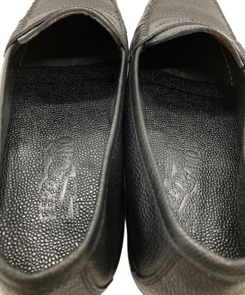 Salvatore Ferragamo（サルヴァトーレ フェラガモ）Salvatore Ferragamo (サルヴァトーレ フェラガモ) コインローファー/penny loafer ブラック サイズ:8・1/2の古着・服飾アイテム
