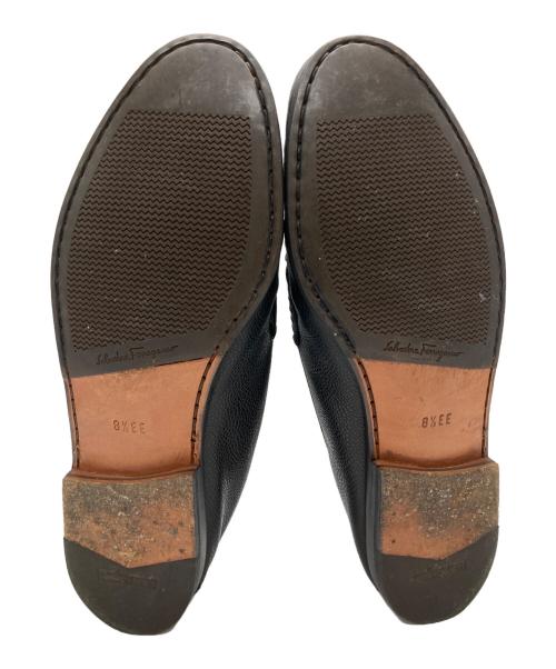 Salvatore Ferragamo（サルヴァトーレ フェラガモ）Salvatore Ferragamo (サルヴァトーレ フェラガモ) コインローファー/penny loafer ブラック サイズ:8・1/2の古着・服飾アイテム