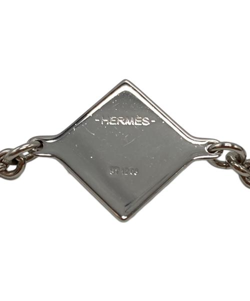 HERMES（エルメス）HERMES (エルメス) メドールXOネックレス/Hermès Medor XO Necklace シルバー×ブルーの古着・服飾アイテム