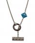 HERMES（エルメス）の古着「メドールXOネックレス/Hermès Medor XO Necklace」｜シルバー×ブルー