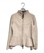 GIORGIO ARMANIジョルジオアルマーニ）の古着「ニットジャガードジャケット/Knit Jacquard Jacket」｜ピンク
