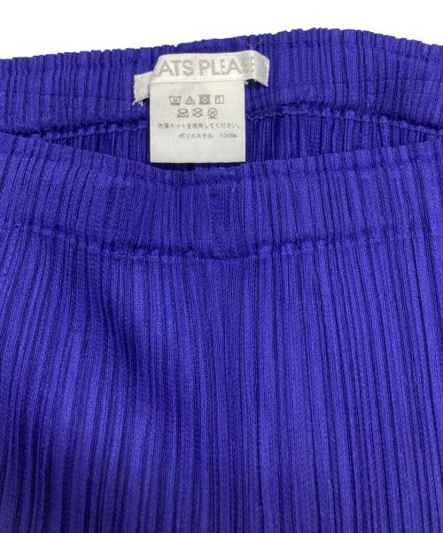 PLEATS PLEASE（プリーツプリーズ）PLEATS PLEASE (プリーツプリーズ) プリーツストレートパンツ/Pleated straight pants パープル サイズ:1の古着・服飾アイテム
