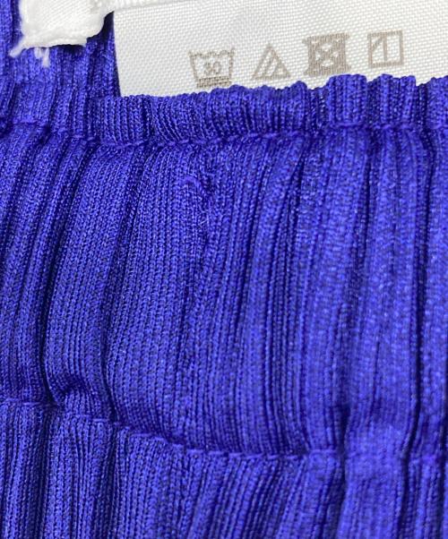 PLEATS PLEASE（プリーツプリーズ）PLEATS PLEASE (プリーツプリーズ) プリーツストレートパンツ/Pleated straight pants パープル サイズ:1の古着・服飾アイテム