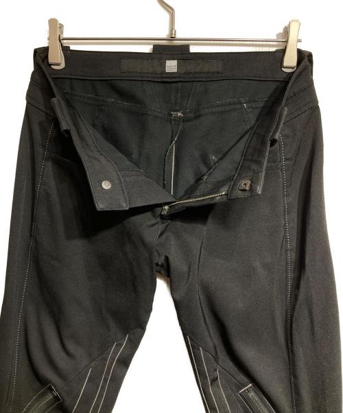 MARITHE+FRANCOIS GIRBAUD（マリテフランソワジルボー）MARITHE+FRANCOIS GIRBAUD (マリテフランソワジルボー) ボンテージフレアパンツ/Bondage Flare Pants ブラック サイズ:Lの古着・服飾アイテム