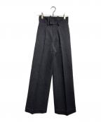 sacaiサカイ）の古着「ラメツイードバギースラックス/Metallic-thread tweed baggy slacks」｜グレー