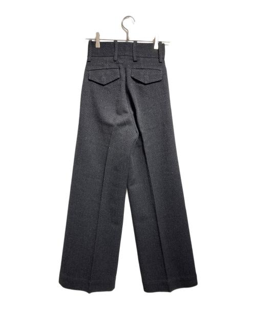 sacai（サカイ）sacai (サカイ) ラメツイードバギースラックス/Metallic-thread tweed baggy slacks グレー サイズ:1の古着・服飾アイテム