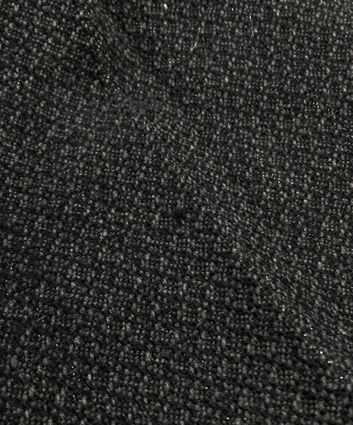 sacai（サカイ）sacai (サカイ) ラメツイードバギースラックス/Metallic-thread tweed baggy slacks グレー サイズ:1の古着・服飾アイテム