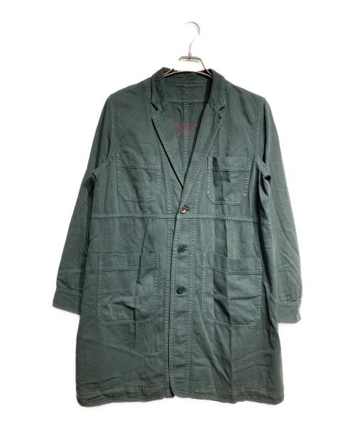 UNDERCOVERISM（アンダーカバーイズム）UNDERCOVERISM (アンダーカバーイズム) バック刺繍HBTアトリエコート/Atelier Coat ブラック サイズ:2の古着・服飾アイテム