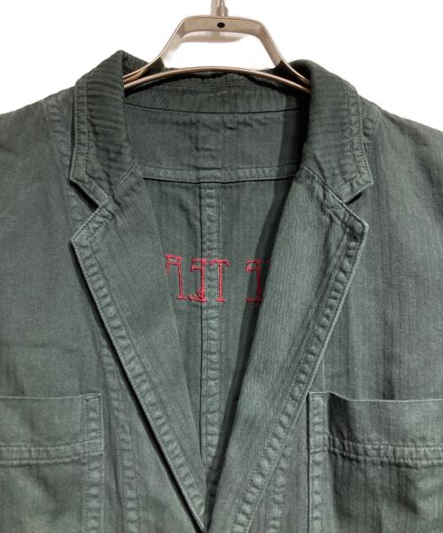 UNDERCOVERISM（アンダーカバーイズム）UNDERCOVERISM (アンダーカバーイズム) バック刺繍HBTアトリエコート/Atelier Coat ブラック サイズ:2の古着・服飾アイテム