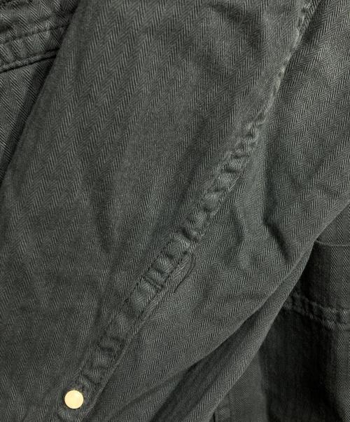UNDERCOVERISM（アンダーカバーイズム）UNDERCOVERISM (アンダーカバーイズム) バック刺繍HBTアトリエコート/Atelier Coat ブラック サイズ:2の古着・服飾アイテム