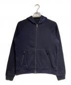 PRADA SPORTSプラダスポーツ）の古着「ナイロン切替ジップパーカー/Zip parka」｜ネイビー
