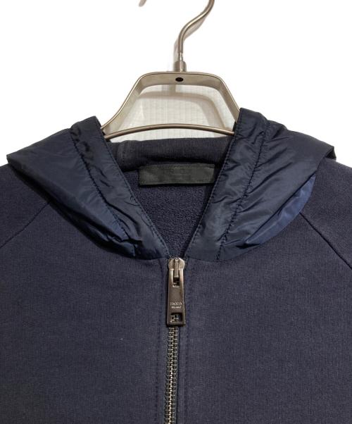 PRADA SPORTS（プラダスポーツ）PRADA SPORTS (プラダスポーツ) ナイロン切替ジップパーカー/Zip parka ネイビー サイズ:Mの古着・服飾アイテム
