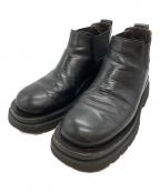 BOTTEGA VENETAボッテガベネタ）の古着「ラグチェルシーブーツ/Lug Sole Chelsea Boots」｜ブラック