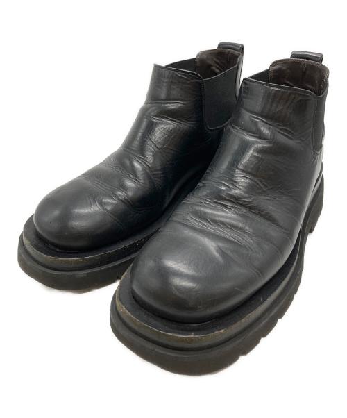 BOTTEGA VENETA（ボッテガベネタ）BOTTEGA VENETA (ボッテガベネタ) ラグチェルシーブーツ/Lug Sole Chelsea Boots  ブラック サイズ:39の古着・服飾アイテム