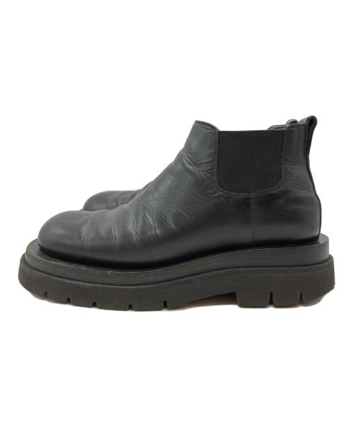 BOTTEGA VENETA（ボッテガベネタ）BOTTEGA VENETA (ボッテガベネタ) ラグチェルシーブーツ/Lug Sole Chelsea Boots  ブラック サイズ:39の古着・服飾アイテム