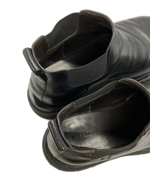 BOTTEGA VENETA（ボッテガベネタ）BOTTEGA VENETA (ボッテガベネタ) ラグチェルシーブーツ/Lug Sole Chelsea Boots  ブラック サイズ:39の古着・服飾アイテム