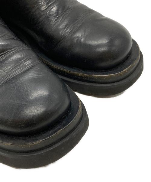 BOTTEGA VENETA（ボッテガベネタ）BOTTEGA VENETA (ボッテガベネタ) ラグチェルシーブーツ/Lug Sole Chelsea Boots  ブラック サイズ:39の古着・服飾アイテム