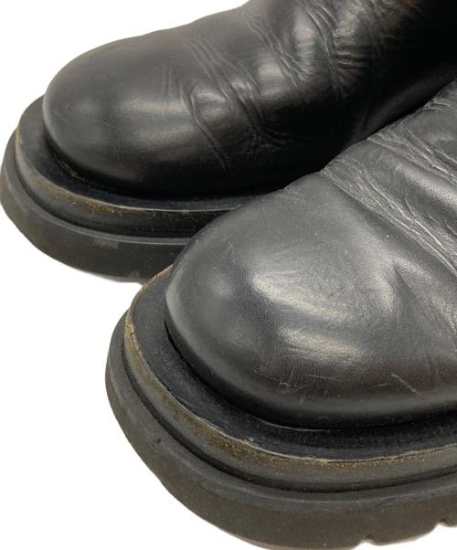 BOTTEGA VENETA（ボッテガベネタ）BOTTEGA VENETA (ボッテガベネタ) ラグチェルシーブーツ/Lug Sole Chelsea Boots  ブラック サイズ:39の古着・服飾アイテム