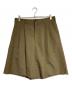 COMME des GARCONS HOMME PLUS（コムデギャルソンオムプリュス）の古着「2タックウールバギーショーツ/Double-Pleated Wool Baggy Shorts」｜ブラウン