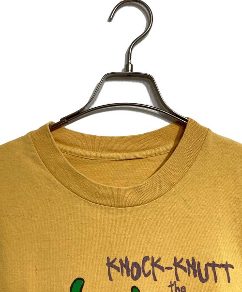 USED（ユーズド）USED (ユーズド) プリントTシャツ/printed t-shirt イエロー サイズ:不明の古着・服飾アイテム