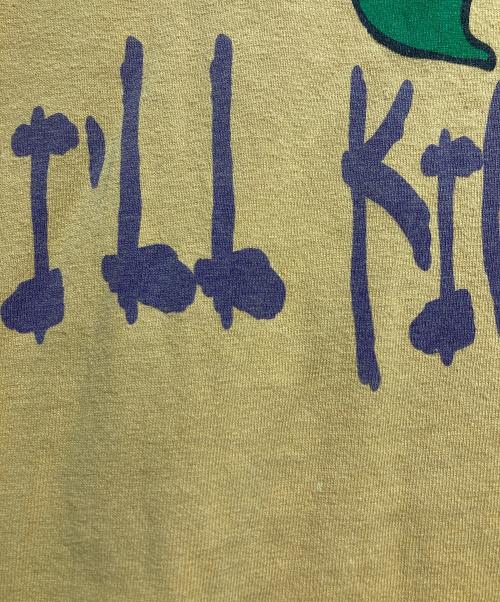 USED（ユーズド）USED (ユーズド) プリントTシャツ/printed t-shirt イエロー サイズ:不明の古着・服飾アイテム