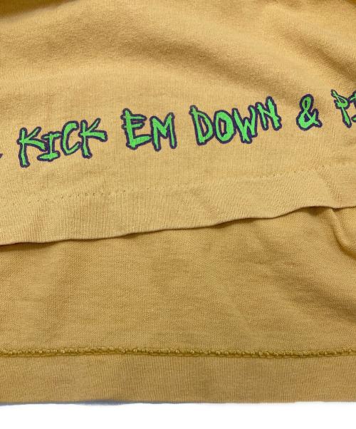 USED（ユーズド）USED (ユーズド) プリントTシャツ/printed t-shirt イエロー サイズ:不明の古着・服飾アイテム
