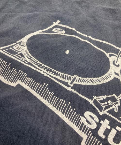 stussy（ステューシー）stussy (ステューシー) STUSNICS RECORD Tee ネイビー サイズ:2Xの古着・服飾アイテム