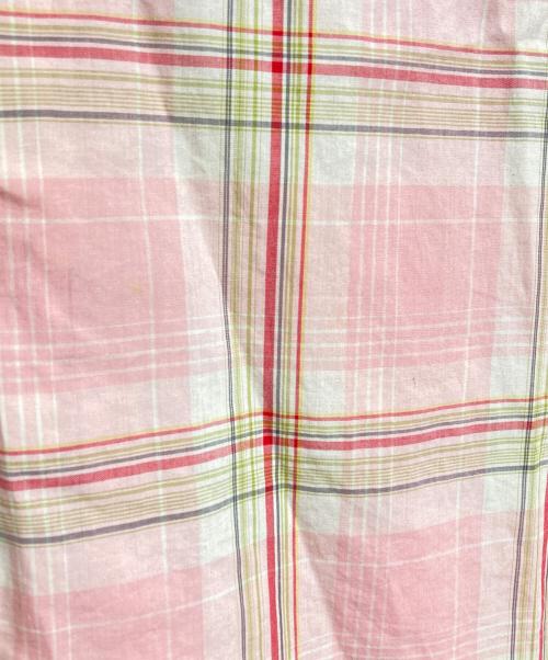 POLO RALPH LAUREN（ポロ・ラルフローレン）POLO RALPH LAUREN (ポロ・ラルフローレン) チェックオープンカラーシャツ/Checked open collar shirt ピンク サイズ:XLの古着・服飾アイテム
