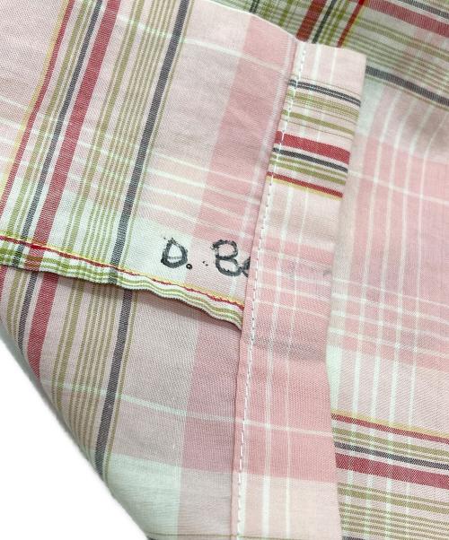 POLO RALPH LAUREN（ポロ・ラルフローレン）POLO RALPH LAUREN (ポロ・ラルフローレン) チェックオープンカラーシャツ/Checked open collar shirt ピンク サイズ:XLの古着・服飾アイテム