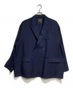DAIWA PIER39ダイワ ピア39）の古着「Tech Double-Breasted Jacket/テック ダブルブレステッド ジャケット」｜ネイビー