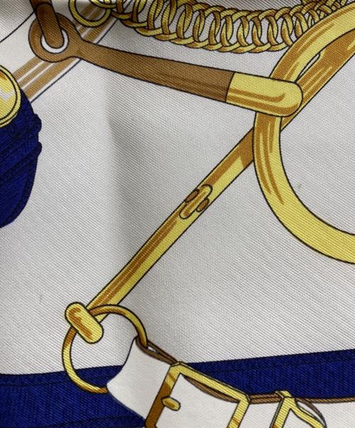 HERMES（エルメス）HERMES (エルメス) カレ90 ブルーの古着・服飾アイテム