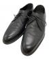LOUIS VUITTON（ルイ ヴィトン）の古着「LVロゴタイガドレスシューズ/Louis Vuitton Taiga leather dress shoes with LV logo」｜ブラック