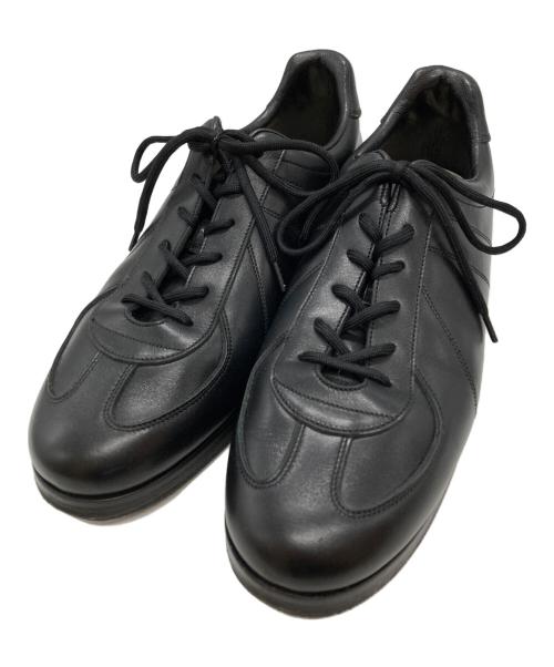 foot the coacher（フットザコーチャー）foot the coacher (フットザコーチャー) NON-SPORTY SNEAKERS(GERMAN)/（ドイツ軍スタイルの）非スポーツ用スニーカー ブラック サイズ:9の古着・服飾アイテム