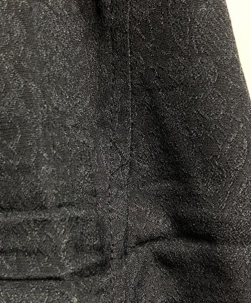 Mame Kurogouchi（マメクロゴウチ）Mame Kurogouchi (マメクロゴウチ) Floral Pattern Acetate Rayon Jacquard Jump Suit/フローラルパターンアセテートレーヨンジャカードジャンプスーツ ブラック サイズ:1の古着・服飾アイテム
