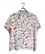 Sun Surfサンサーフ）の古着「SWEET LEILANI ALOHA SHIRT/スウィート・レイラニ・アロハシャツ」｜ホワイト