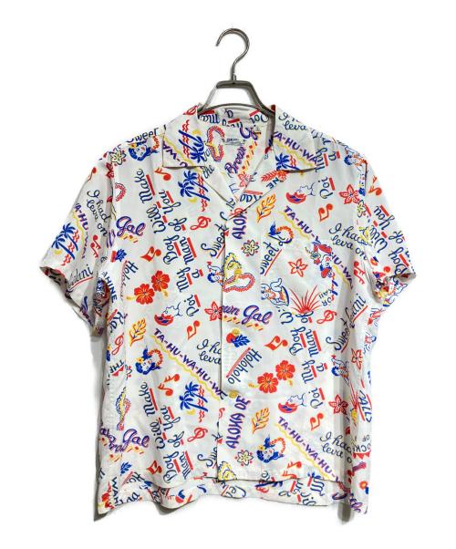 Sun Surf（サンサーフ）Sun Surf (サンサーフ) SWEET LEILANI ALOHA SHIRT/スウィート・レイラニ・アロハシャツ ホワイト サイズ:Sの古着・服飾アイテム