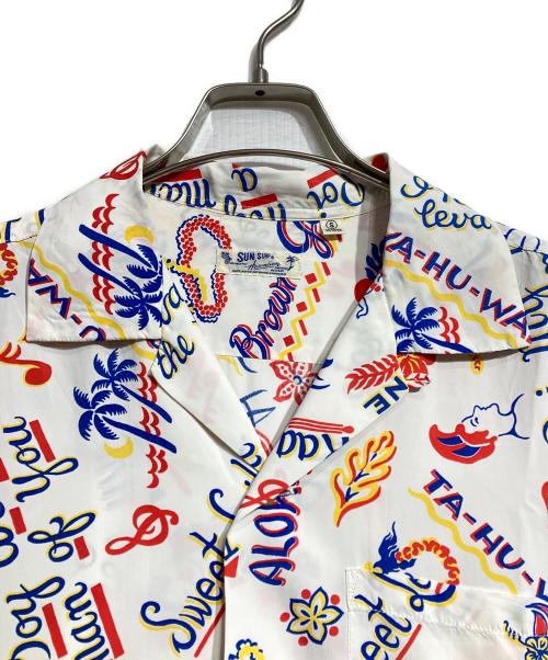 Sun Surf（サンサーフ）Sun Surf (サンサーフ) SWEET LEILANI ALOHA SHIRT/スウィート・レイラニ・アロハシャツ ホワイト サイズ:Sの古着・服飾アイテム