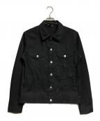 BLACK COMME des GARCONSブラックコムデギャルソン）の古着「ポリエステルツイルトラッカージャケット/Polyester Twill Trucker Jacket」｜ブラック