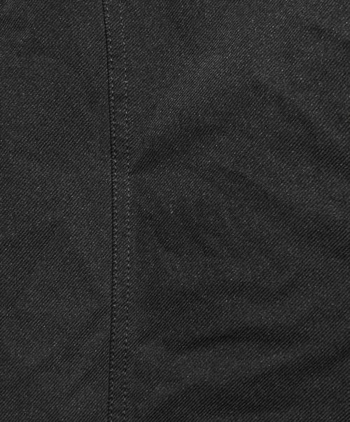 BLACK COMME des GARCONS（ブラックコムデギャルソン）BLACK COMME des GARCONS (ブラックコムデギャルソン) ポリエステルツイルトラッカージャケット/Polyester Twill Trucker Jacket ブラック サイズ:Lの古着・服飾アイテム