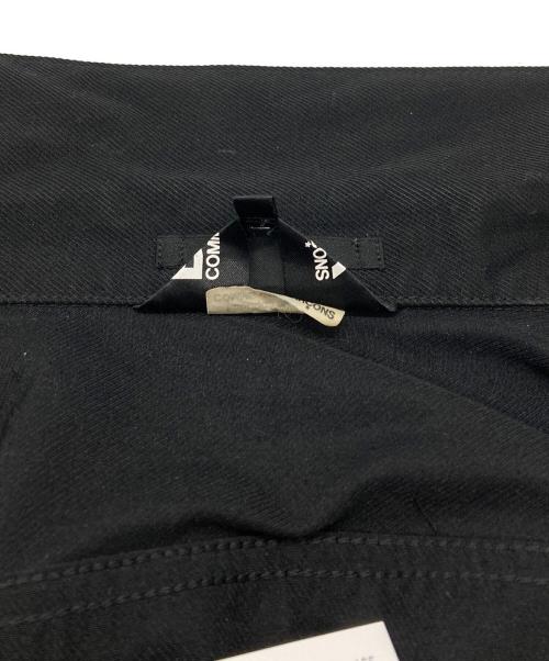 BLACK COMME des GARCONS（ブラックコムデギャルソン）BLACK COMME des GARCONS (ブラックコムデギャルソン) ポリエステルツイルトラッカージャケット/Polyester Twill Trucker Jacket ブラック サイズ:Lの古着・服飾アイテム