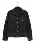 BLACK COMME des GARCONS (ブラックコムデギャルソン) ポリエステルツイルトラッカージャケット/Polyester Twill Trucker Jacket ブラック サイズ:L：28000円