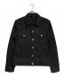 BLACK COMME des GARCONS（ブラックコムデギャルソン）の古着「ポリエステルツイルトラッカージャケット/Polyester Twill Trucker Jacket」｜ブラック