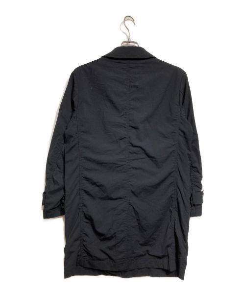 COMME des GARCONS HOMME（コムデギャルソン オム）COMME des GARCONS HOMME (コムデギャルソン オム) ウールトロステンカラーミドルコート/Balmacaan coat ブラック サイズ:Sの古着・服飾アイテム