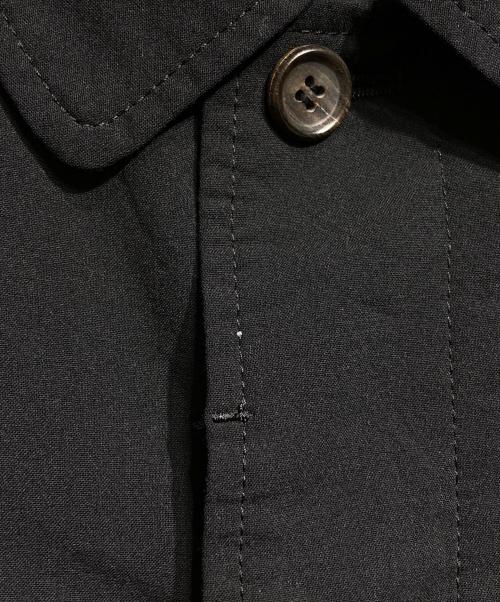 COMME des GARCONS HOMME（コムデギャルソン オム）COMME des GARCONS HOMME (コムデギャルソン オム) ウールトロステンカラーミドルコート/Balmacaan coat ブラック サイズ:Sの古着・服飾アイテム